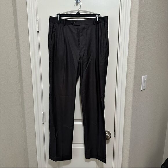 Daniel Cremieux Signature Collection Dark Gray Dress Pants Size 32 x 34 - Picture 1 of 3